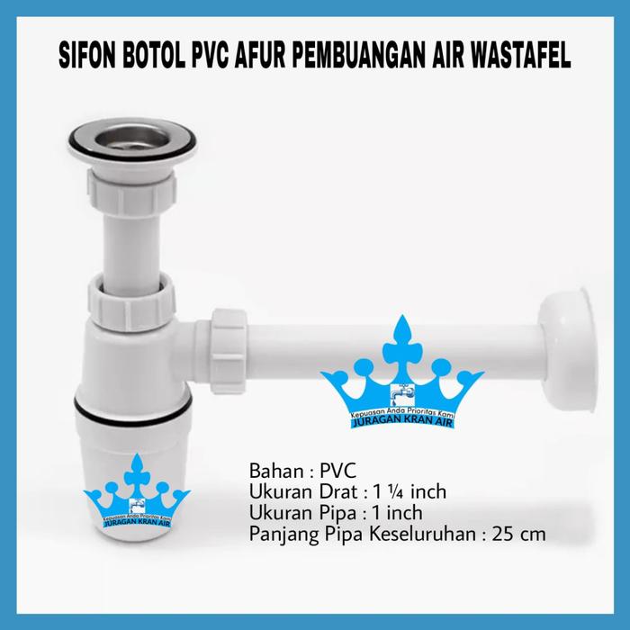 Gambar Sifon Wastafel Afur Saringan Pipa Pembuangan Air Washtafel dari Juragan Kran Air undefined Tokopedia