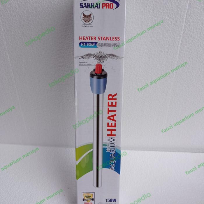 Jual heater sakkai pro 150 watt stainless - Jakarta Barat - Fauzi Aquarium  Meruya | Tokopedia
