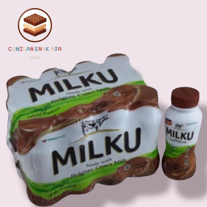 Gambar MILKU COKLAT DUS (12 Botol) perkarton dari cemilan enak aja undefined Tokopedia