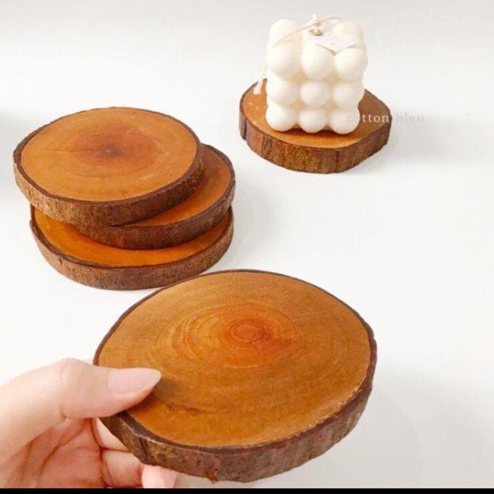 Gambar VAS BUNGA KACA / VAS MINIMALIS / POT TANAMAN FREE BATU HIAS - TATAKAN KAYU dari Langgengabadishop undefined Tokopedia