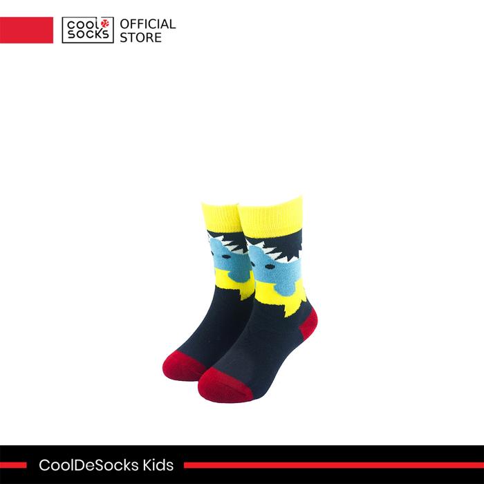 Gambar CoolDeSocks Kids | Kaos Kaki Anak Motif - Lion Bite - Medium dari CoolDeSocks undefined Tokopedia