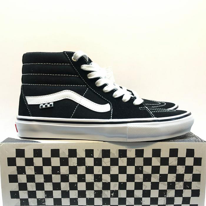 Jual VANS SK8 HI PRO 2021 BLACK/WHITE 10us/43eu Kota