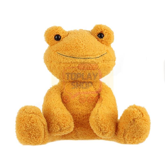 Gambar Official Apricot Lamb Boneka Binatang Kodok Frog 23 Cm Gift Doll - Pumpkin Yellow dari Toplay Shop undefined Tokopedia