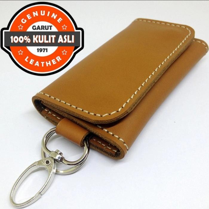 Gambar Gantungan Kunci Motor Mobil Dompet STNK Kulit Asli Custom Nama Logo - Tan Original, Tambah Nama dari Hazar Store undefined Tokopedia