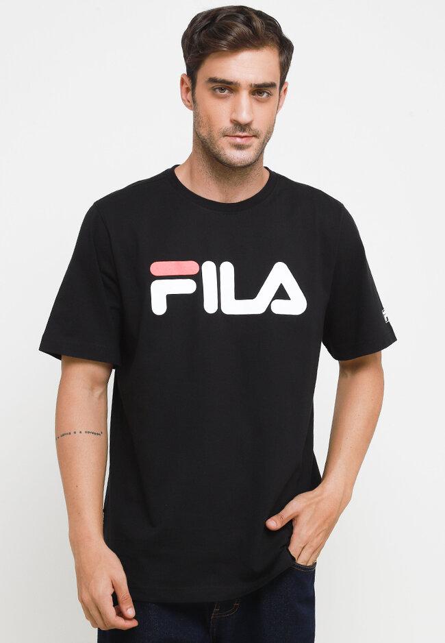Gambar Fila Baju Kaos Pria Cultura 22 - Black - S dari FILA Official Store undefined Tokopedia