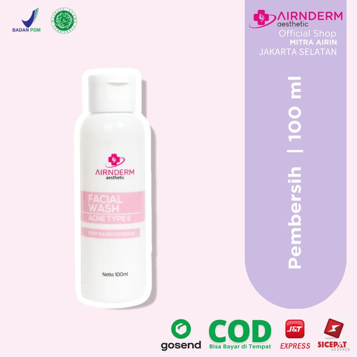 Gambar Airnderm Aesthetic Facial Wash Acne Type 2 by AIRINBEAUTYCARE dari airinjakarta undefined Tokopedia