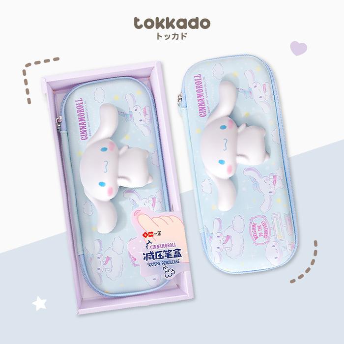 Gambar TOKKADO Sanrio Squishy Pencil Case Original Kotak Pensil Anak Lucu - Cinnamoroll dari Tokkado undefined Tokopedia