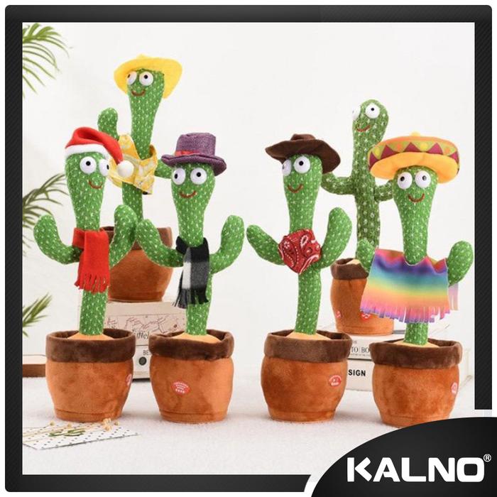 Gambar Mainan Kaktus Joget Peniru Suara - Boneka Kaktus Goyang Charger Usb dari Kalno Mall ID undefined Tokopedia