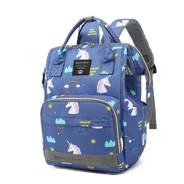 Gambar Kids Heaven - Tas Bayi Anello Diaper Bag Backpack Ransel Multifungsi - BLUE MOTIVE dari Kids Heaven by Alby Co. undefined Tokopedia