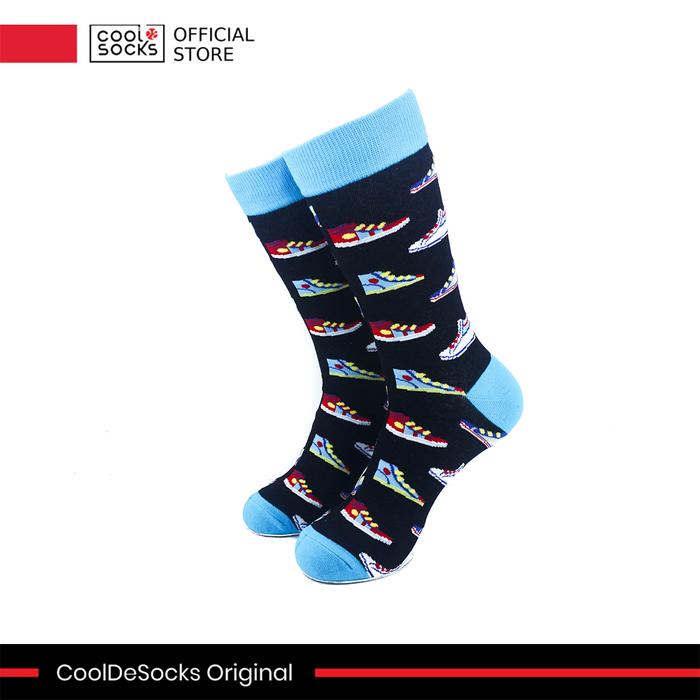 Gambar CoolDeSocks Original | Kaos Kaki Motif - Sneakers Blue dari CoolDeSocks undefined Tokopedia