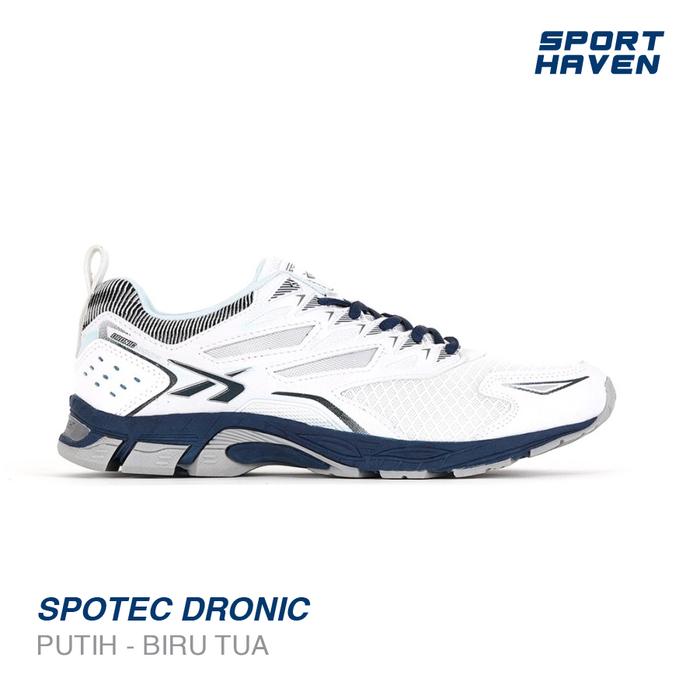 Gambar Spotec Dronic Running Shoes Putih - Biru Tua - 37 s/d 44 dari Sport Haven undefined Tokopedia