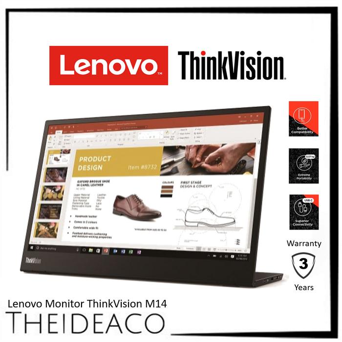 Lenovo Monitor Portable Thinkvision M14 