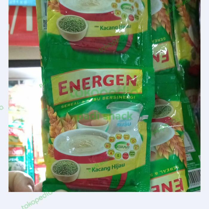 Gambar ENERGEN RASA KACANG HIJAU 30gr - Coklat dari padi snack undefined Tokopedia
