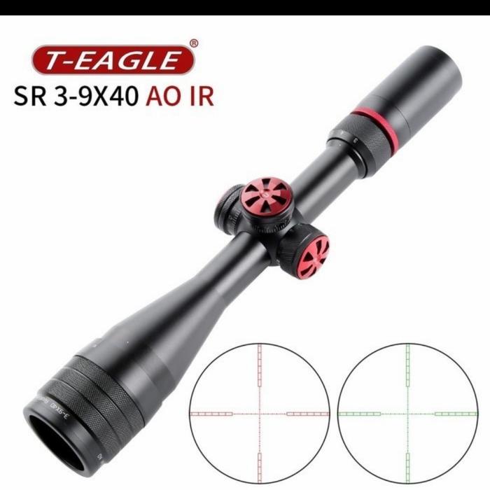 Gambar Telescope T-EAGLE SR 3-9X40 AOIR - Merah dari Del Luna Sport undefined Tokopedia