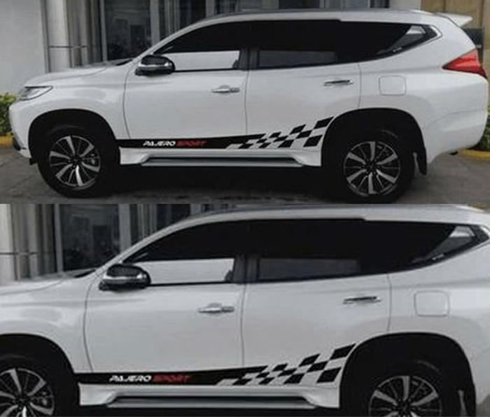 Backdrop Sticker Mobil Jual stiker mobil keren cutting sticker mobil pajero sport striping ...