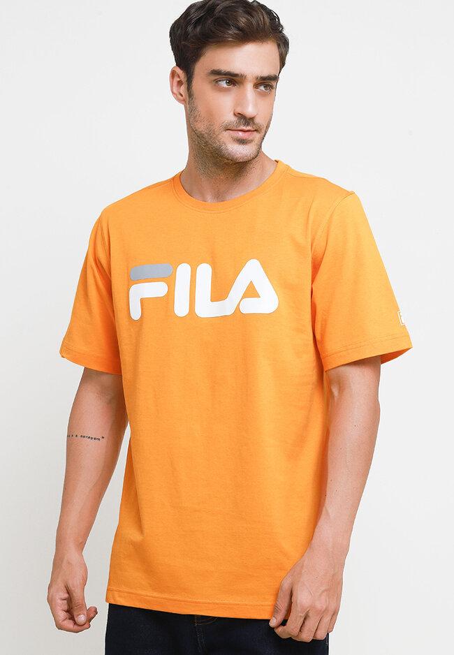 Gambar Fila Baju Kaos Pria Cultura 22 - Mustard - L dari FILA Official Store undefined Tokopedia