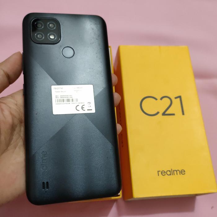 Gambar realme c21 3/32gb second - Hitam dari Rusmi Cellular undefined Tokopedia