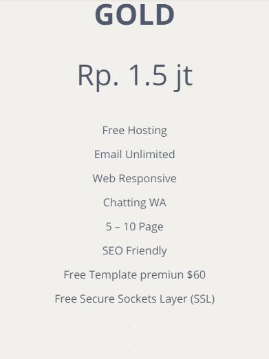 Gambar pembuatan website profesional - GOLD dari Rade Jasa Technology undefined Tokopedia