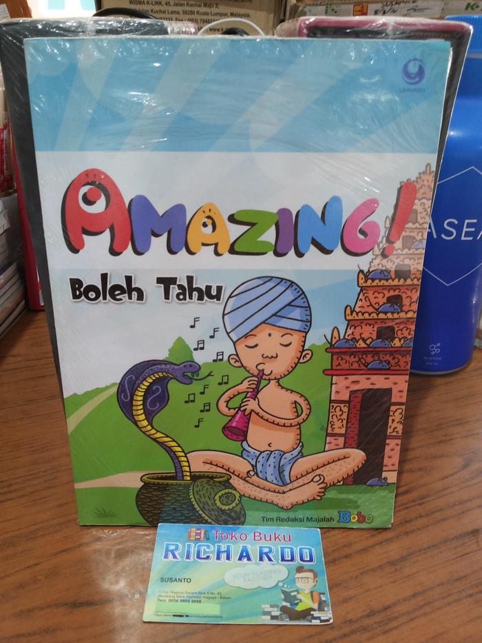 Gambar Amazing Boleh Tahu --- Tim Redaksi Majalah Bobo dari Toko Buku Richardo undefined Tokopedia