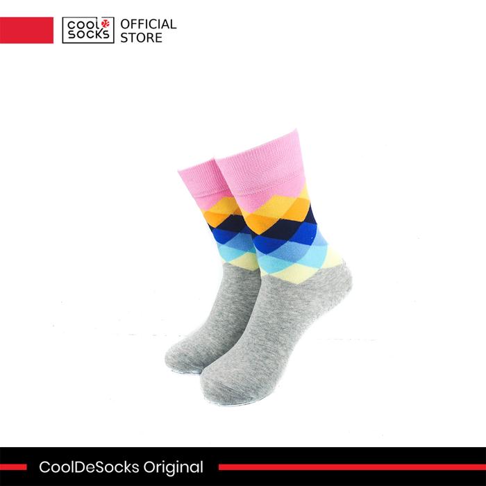 Gambar CoolDeSocks Original | Kaos Kaki Motif - Checkered Pink dari CoolDeSocks undefined Tokopedia