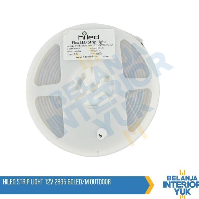 Gambar Strip Led Hiled 2835 60Led 12V ( Pc ) Outdoor Ip65 Waterproof - 3000K dari tresnakanda undefined Tokopedia