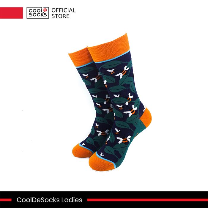 Gambar CoolDeSocks Ladies | Kaos Kaki Wanita Motif - Honey Garden dari CoolDeSocks undefined Tokopedia