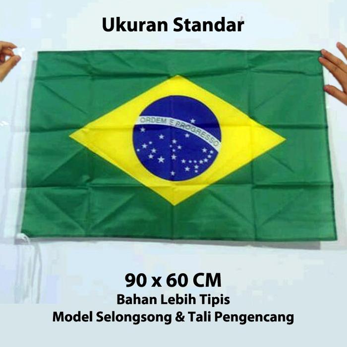 Gambar Bendera Brazil ukuran besar - Flag - Sedang dari mushikyo undefined Tokopedia