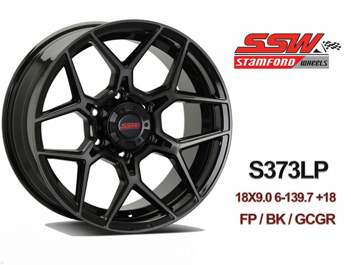 Gambar Velg Mobil SSW S373LP R18x9 6X139,7 +18, (BKM,FP/BK/GCGR) - FP/BK/GCGR dari StarWheels undefined Tokopedia