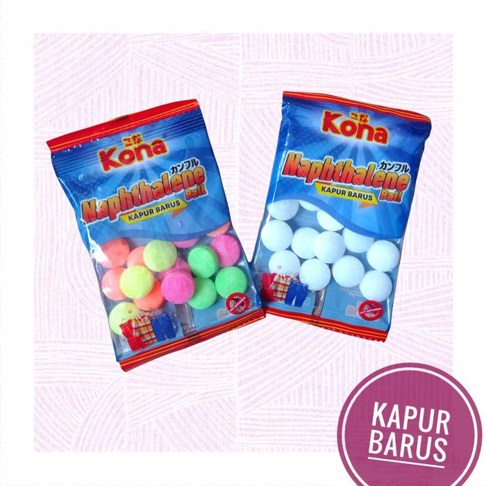 Gambar Kamper Ball / Kapur Barus Warna Kecil Sachet KONA﻿ - Kapur Ajaib - Putih dari Garasi Foto Printing undefined Tokopedia