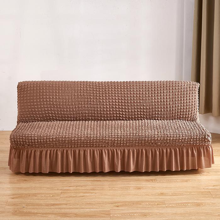 Gambar Sofa Bed Cover With Skirt / Penutup Sarung Alas SofaBed Elastis Renda - Skirt Camel, Medium dari Et Felicel undefined Tokopedia