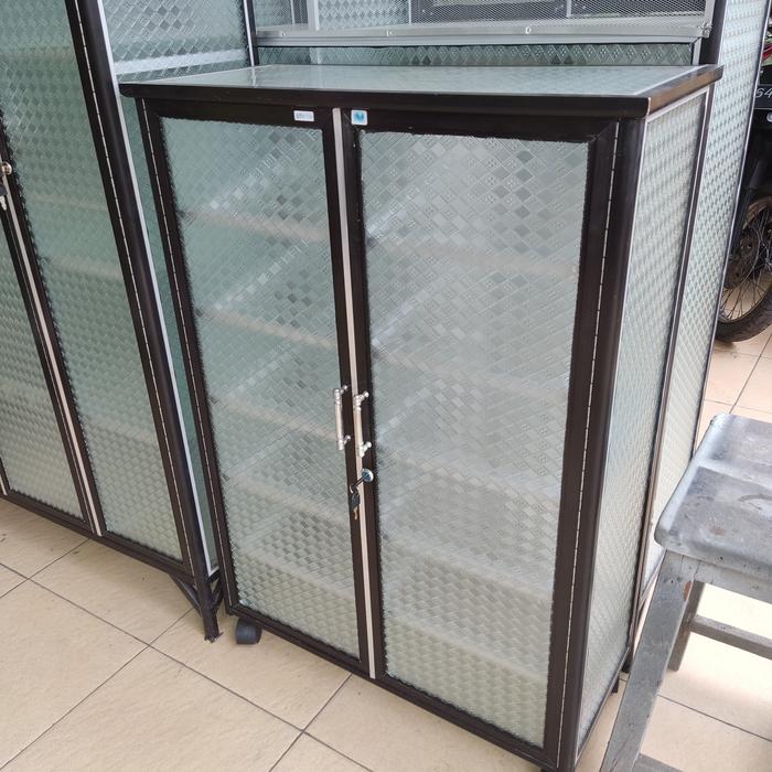 Gambar Rak sepatu aluminium 5 susun (KHUSUS SIDOARJO) dari Mebel online sidoarjo undefined Tokopedia