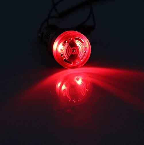 Gambar 12VDC Flash Buzzer AD16 22SM LED Light Pilot Lamp Beeper Alarm Signal Warna Merah Hijau Kuning BA-176A - Merah dari DH TRONIC undefined Tokopedia