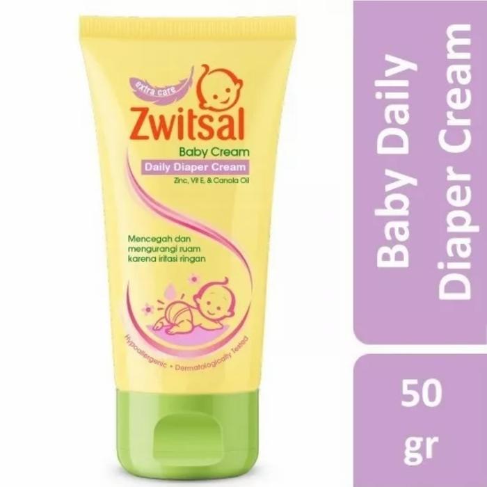 Gambar ZWITSAL Baby Cream Extra Care with Zinc 50 gr Daily Diaper cream dari duomarvelle undefined Tokopedia