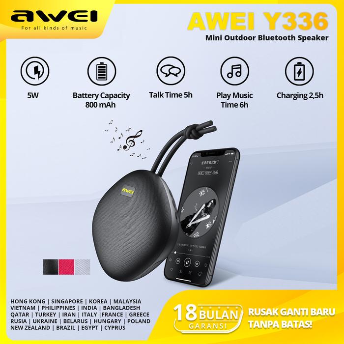 Promo AWEI Speaker Mini Bluetooth 