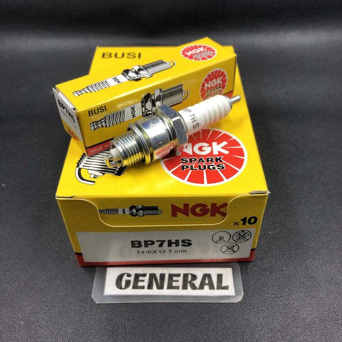 Gambar BUSI NGK BP7HS FORCE 1 F1ZR SIGMA SPARK PLUG ORIGINAL dari GENERAL MOTOR PARTS undefined Tokopedia