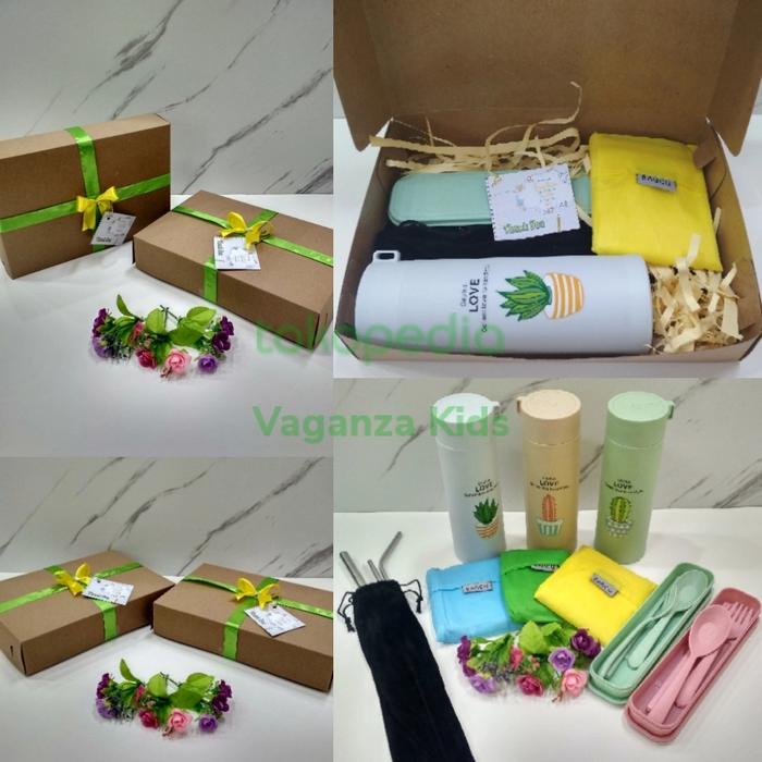 Gambar hampers guru/kenangan sekolah/souvenir guru/souvenir custom dari Vaganza Kids undefined Tokopedia