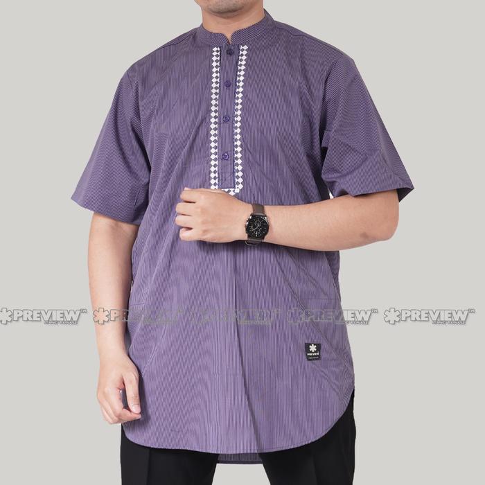 Gambar Baju koko kurta preview by itang yunasz/Kurta Preview/Koko Uje - PVK 196, S dari ALFAUZI COLLECTION Kota Administrasi Jakarta Barat Tokopedia