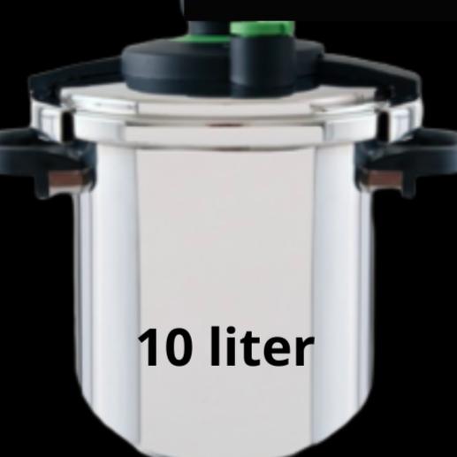 Gambar Panci Presto Pressure Cooker Stainless Steel 304 - 10 LTR dari Solusi Lampu undefined Tokopedia