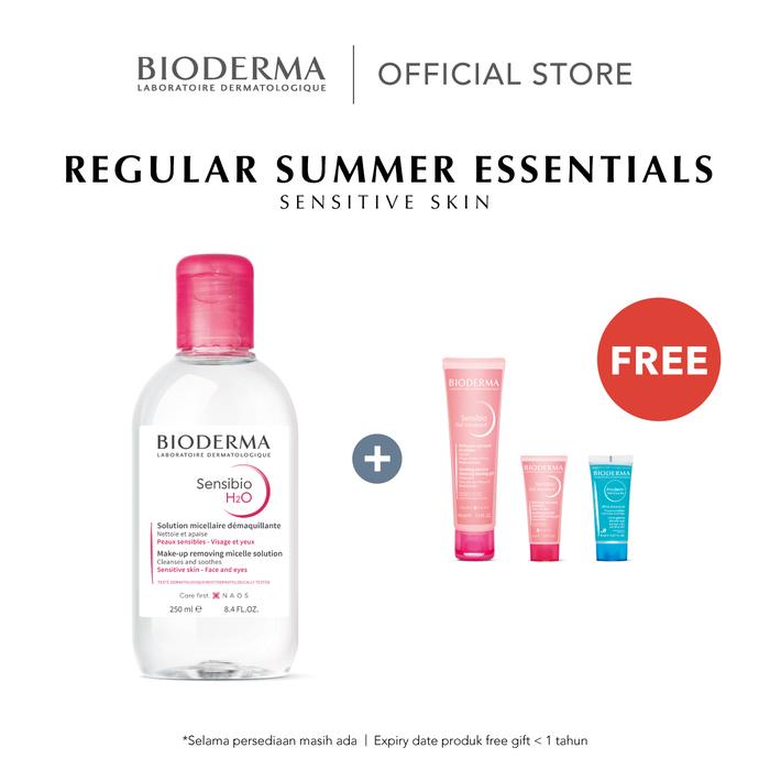 Gambar Bioderma Sensibio H2O Micellar Water - Regular Summer Essentials dari Bioderma Indonesia undefined Tokopedia