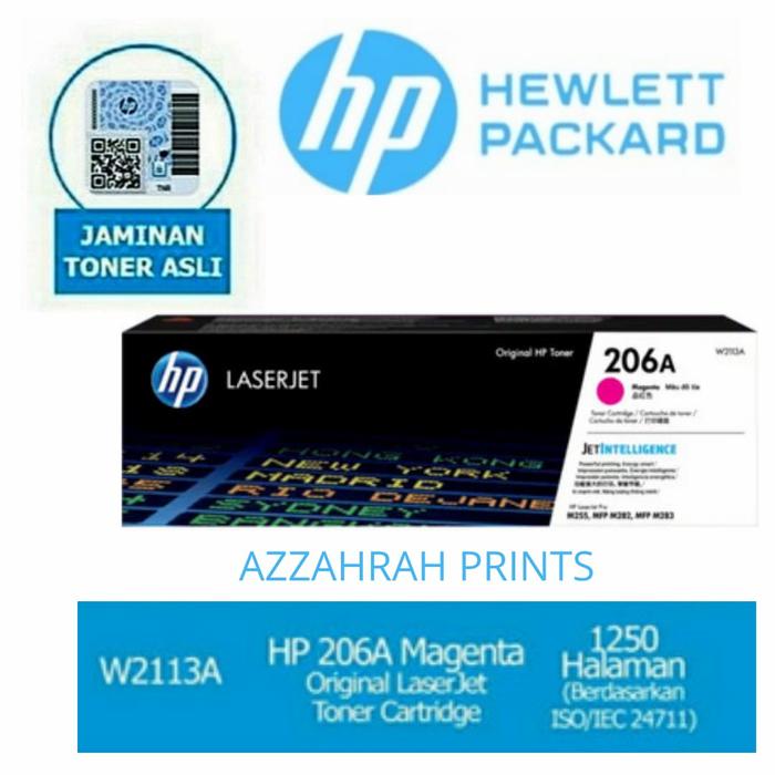 Jual Toner Hp Laserjet 206A Original C.Y.M.K - Merah - Jakarta Selatan