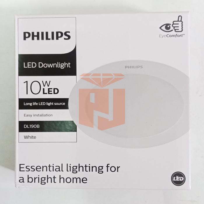 Gambar LED Downlight Philips Eridani 10 W Watt Lampu Panel 10W 10Watt DL190B - Putih dari Permata Jaya Electric undefined Tokopedia
