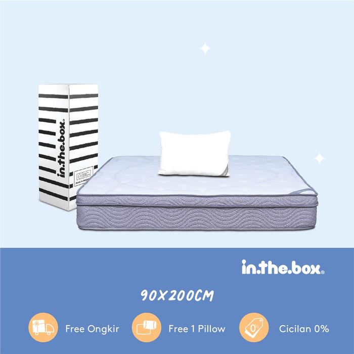Gambar Springbed Kasur Matras INTHEBOX In The Box PRO Free Bantal - 90x200 dari Gado2 Store undefined Tokopedia