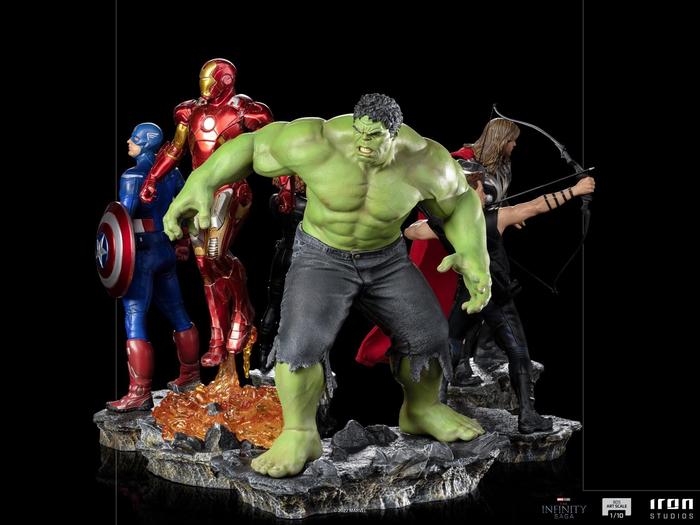 Gambar DP PO Iron Studios 1/10 Hulk Avengers Battle of New York dari YOC Hot Toys undefined Tokopedia