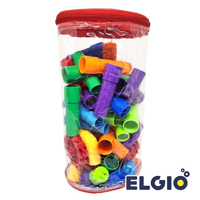Gambar ELGIO - Mainan Balok Pipa Educational Building Block Toys - 50 PCS dari ELGIO TOYS undefined Tokopedia