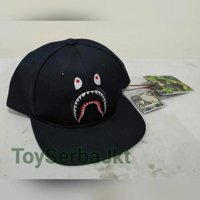 Jual Bape Shark WGM Snapback Cap 