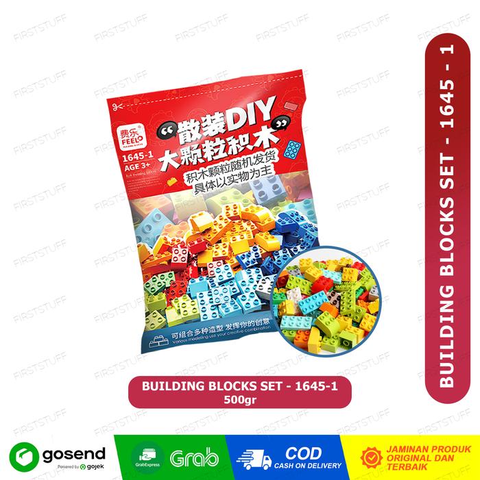 Gambar Building Blocks DIY/Duplo/Mainan Block Duplo/Bricks Perosotan - 1645-1, Exclude dari FIRSTSTUFF.ID undefined Tokopedia