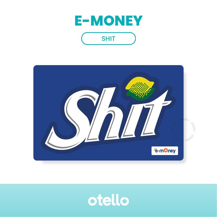 Gambar Kartu E-Money Shit | eMoney Card eToll Mandiri Lucu Karakter UV Print - Print 1 Sisi dari Otello Studio undefined Tokopedia