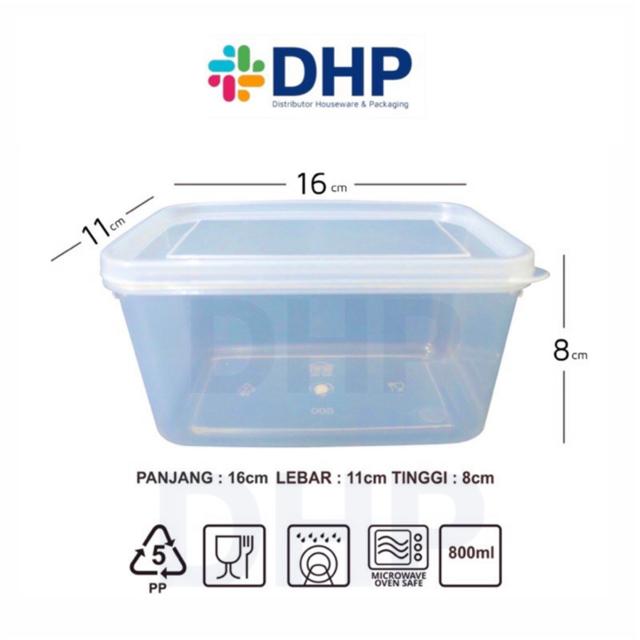 Gambar Kotak Makan All Size Food Container Ultrapack MutiarapacK KMP Box - 700 KMP dari DHP undefined 4 Tokopedia