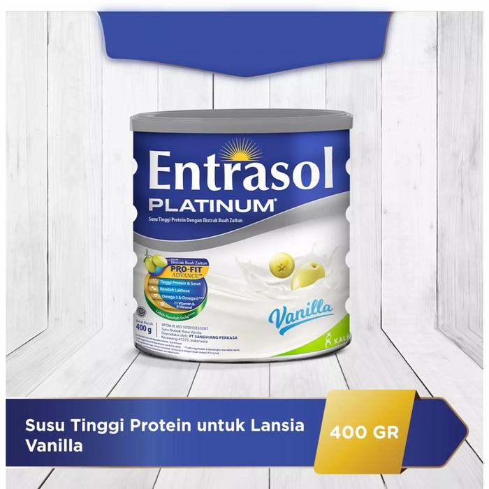 Gambar Entrasol Senior Susu Bubuk Vanilla 400g dari rostinishop undefined Tokopedia