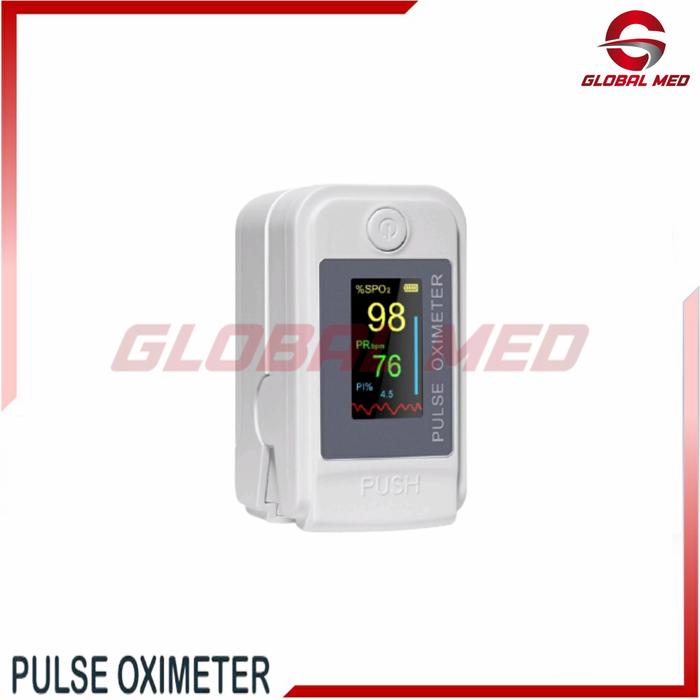 Gambar Yobekan Fingertip Pulse Oximeter Oxymeter Alat ukur Kadar Oksigen SpO2 - MODEL B dari GlobalMed Medika undefined Tokopedia